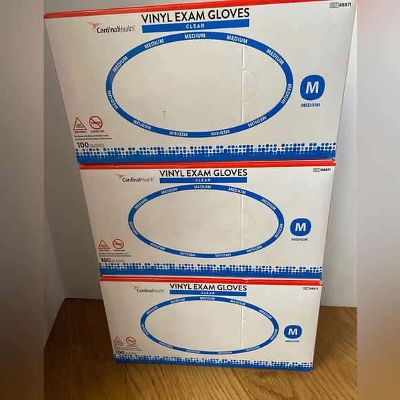 Cardinal Health Other Cardinal Health Vinyl Exam Gloves Clear